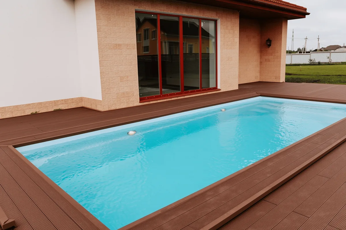 Композитный бассейн Laguna 8 — вид сверху в Волгодонске